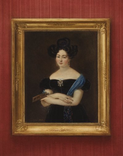 Portrait of an unknown lady  av Gabriel Aristide Passot