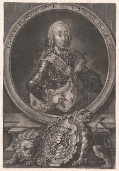 Bodenehr efter Michael - Clemens Franciskus av Bayern av Gabriel Bodenehr the Younger
