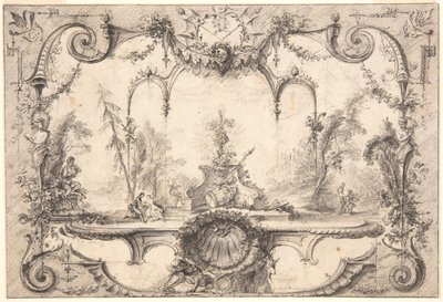 Bacchus trädgårdar av Gabriel Huquier