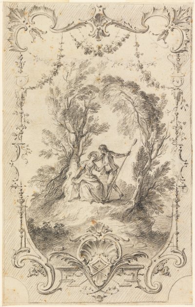 The Eagar Shepherd (Förberedande ritning till plansch 247 i L