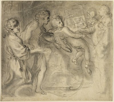 Målningens genialitet av Gabriel Jacques de Saint Aubin