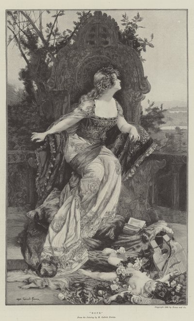 Hoppas av Gabriel-Joseph-Marie-Augustin Ferrier