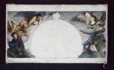 Skiss till målning av monumentet över de stupade i 1870 års krig vid Lycée Chaptal, ca 1879 (olja på duk) av Gabriel-Joseph-Marie-Augustin Ferrier