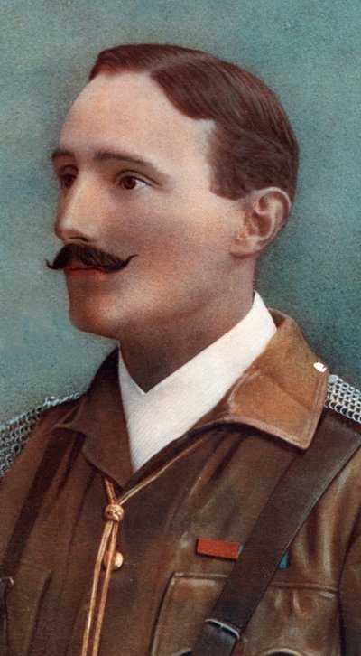 Raymond Harvey de Montmorency, VC, Commanding Montmorencys Scouts, c1900 1902. av Gabriel Lekegian