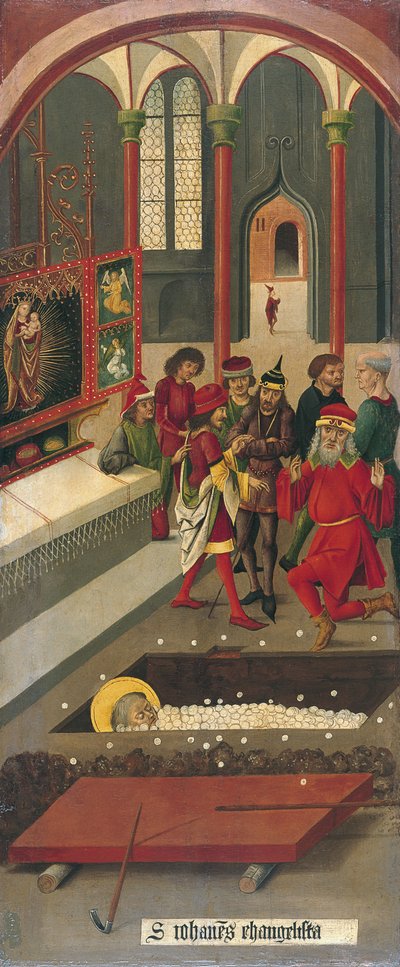 Värdens mirakel vid Johannesgraven, 1478 av Gabriel Mälesskircher