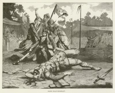 Huon dödar Scharlot av Gabriel Max