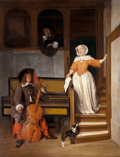Cellospelaren av Gabriel Metsu