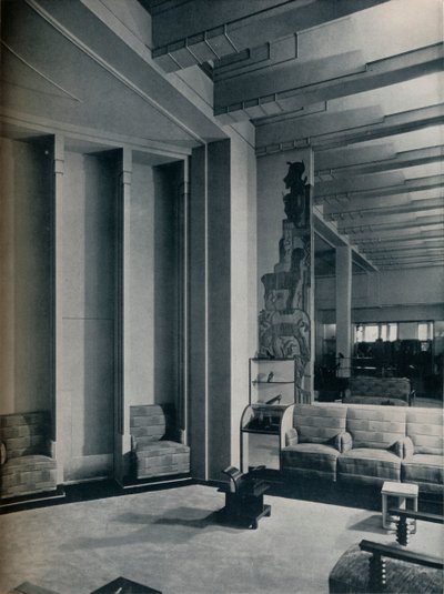 Corner of Shoe Salon, Roos Bros., San Francisco., 1930 av Gabriel Moulin