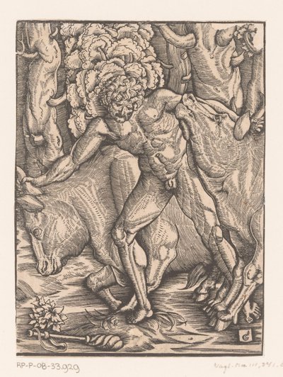 Herkules och boskapen i Geryon Labours of Hercules (serietitel) av Gabriel Salmon