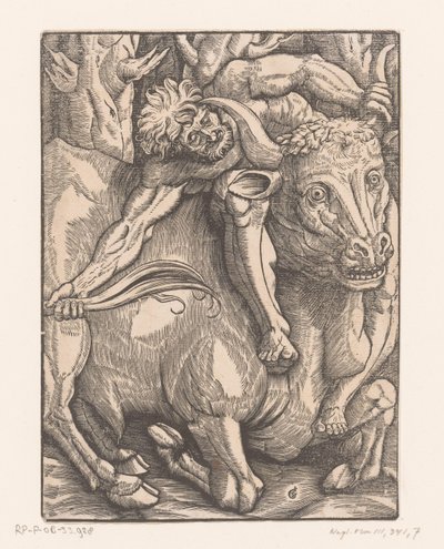 Hercules brottas med Achelous Labours of Hercules (serietitel) av Gabriel Salmon