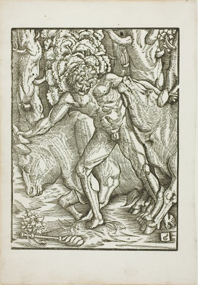 The Labours of Hercules: Fångst av Geryones oxar i Erythia av Gabriel Salmon