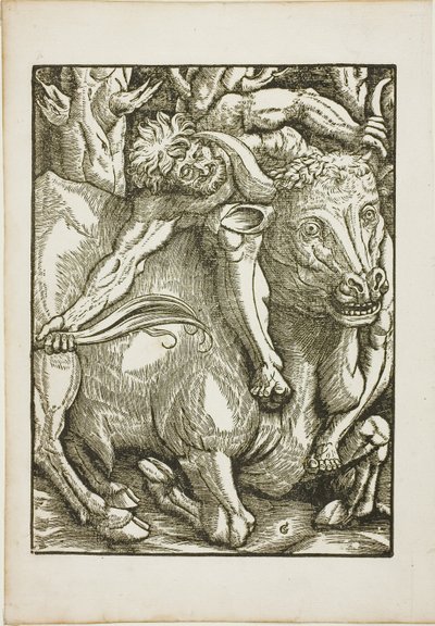 The Labors of Hercules: Hercules Capture of the Cretan Bull av Gabriel Salmon