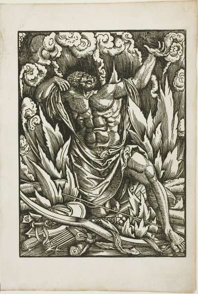The Labours of Hercules: Hercules on the Pyre av Gabriel Salmon