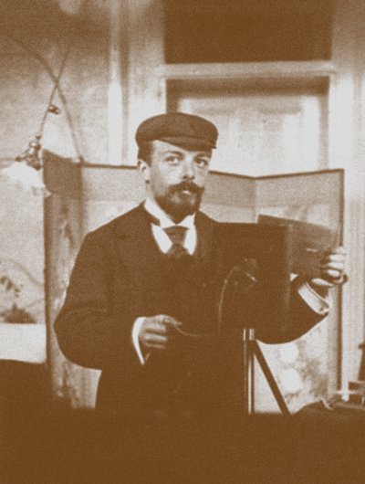 Självporträtt av Gabriel Veyre