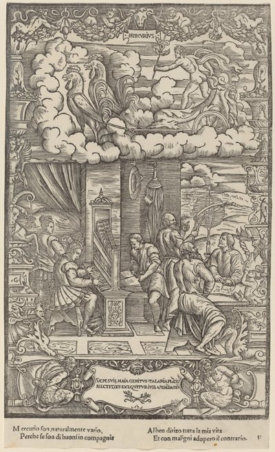 Merkurius av Gabriele Giolito de