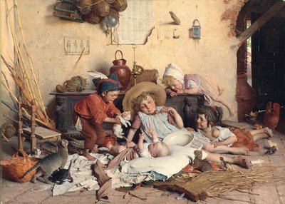 Den lilla mamman, andra hälften av 1800-talet.. av Gaetano Chierici