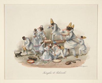 Familjen Pulcinella av Gaetano Dura