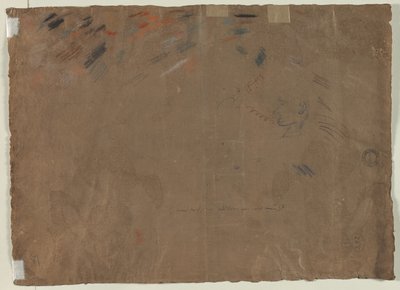 Skiss av ett huvud, 1780-tal. av Gaetano Gandolfi