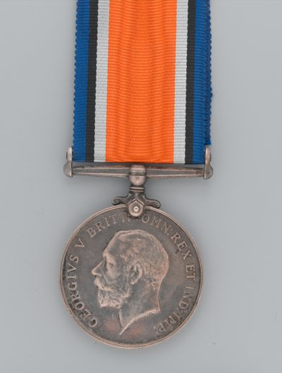 Brittisk krigsmedalj 1914-20 tilldelad menig Andreya av Gaetano Matteo Monti