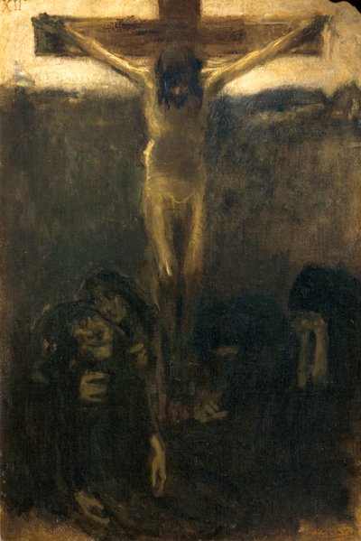 Korsfästelse av Gaetano Previati