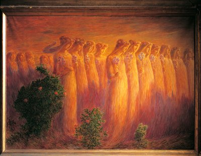 Begravning av jungfru av Gaetano Previati