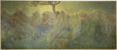 Moderskap, 1891 av Gaetano Previati