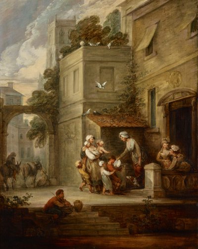 Välgörenheten lindrar nöd av Gainsborough Dupont