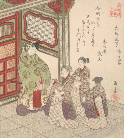 Tryck, ca. 1830. av Gakutei