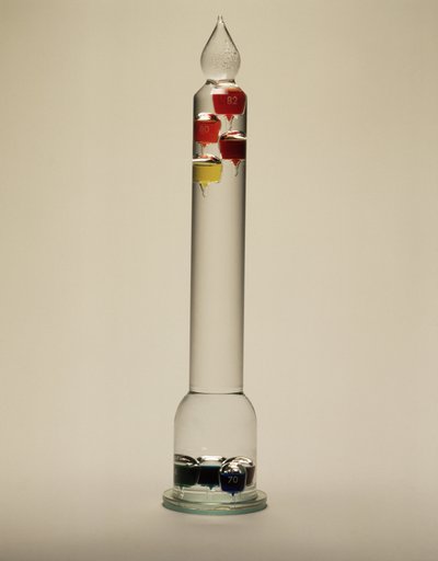 Galileos termometer, 1592 av Galileo Galilei