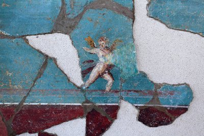 Romersk väggmålning av Gallo-Roman