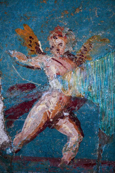 Romersk väggmålning av Gallo-Roman