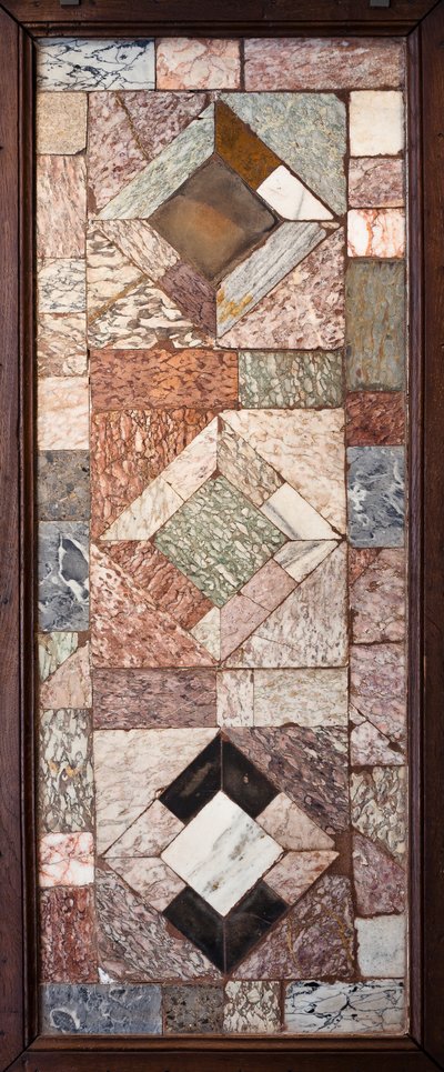 Stenläggning, - (Opus sectile i marmor) av Gallo-Roman Gallo-Roman