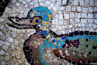 Romersk mosaik av Gallo-Roman Gallo-Roman
