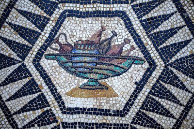 Romersk mosaik av Gallo-Roman Gallo-Roman