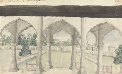 En Mongul Garden i Aurangabad av Gangaram Chintaman Tambat