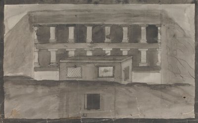 Templets ingång, Ellora av Gangaram Chintaman Tambat