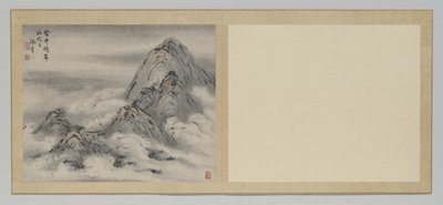Målning av Gao Qipei
