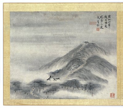 Målning av Gao Qipei