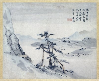 Målning av Gao Qipei