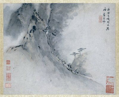 Målning av Gao Qipei