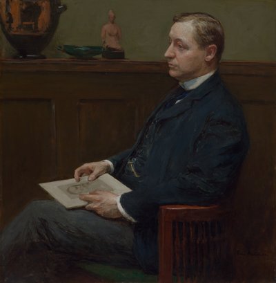 Porträtt av Charles Lawrence Hutchinson, ca. 1902. av Gari Melchers