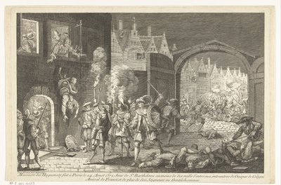 Bartholomeusnacht, 1572 av Gaspar Bouttats