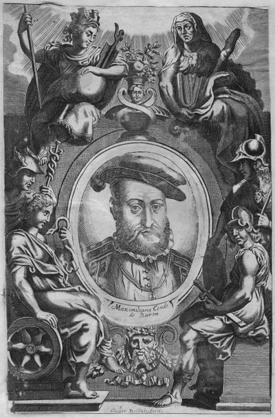 Maximiliano Conde de Buren, mitten av slutet av 1600-talet. av Gaspar Bouttats