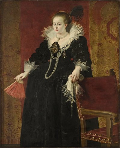 Anne av Österrike, gemål av kejsar Mathias, ca 1615 av Gaspar De Crayer