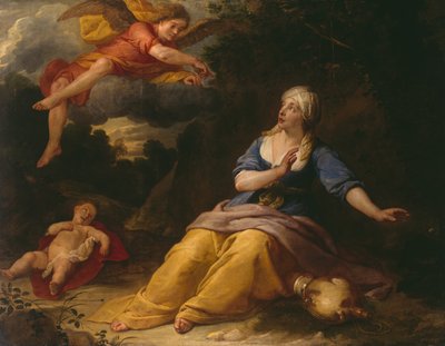 Hagar i öknen av Gaspar De Crayer