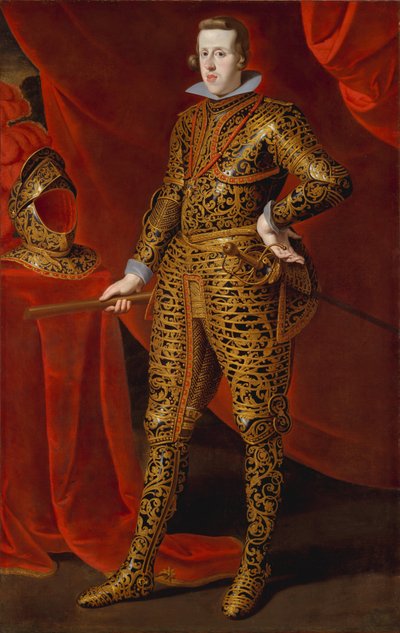 Filip IV (1605–1665) i Parade Armor, c.1628 av Gaspar De Crayer