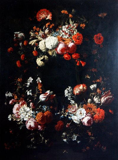 A Flower Piece (olja på duk) av Gaspar Pieter II Verbruggen