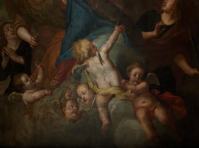 Församlingskyrka (Sint-Walburgakerk). Målning. Gaspar de Crayer. 1652 av Gaspar De Crayer