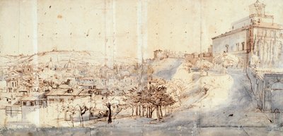 Villa Medici i Rom av Gaspar van Wittel (ca 1652-1736) av Gaspar van Wittel