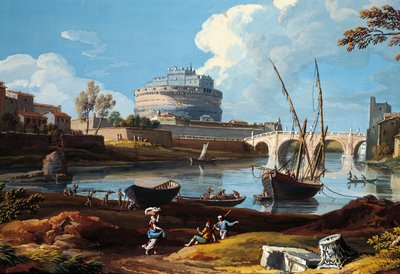 Tibern på Castel Sant